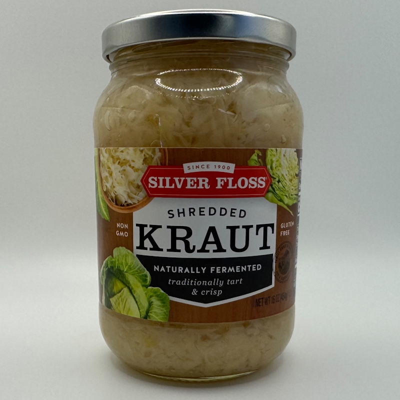 Naturally Fermented Shredded Sauerkraut